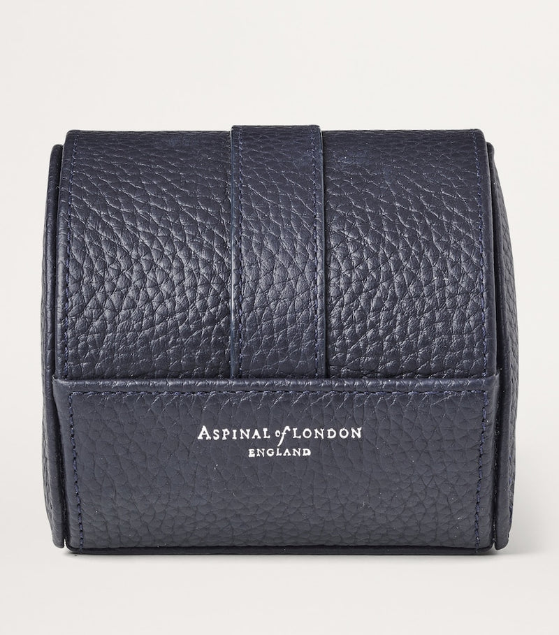Aspinal of London leather watch roll, UK version