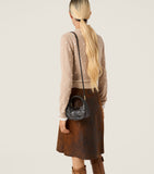Miu Miu handbag Mini Leather Wander Top-Handle compact, imported from the UK