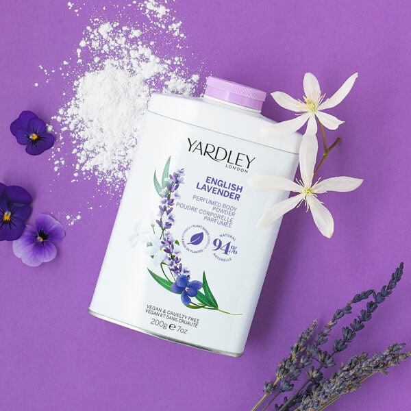 Yardley Body Powder English Lavender 200g (British brand)