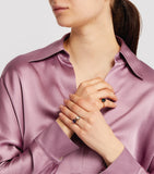 Pomellato Nudo Petit ring amethyst rose and white gold, imported from the UK