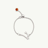 Superdrug MUCHV Silver Ring With Aries Zodiac Constellation Adjustable- Buy online at McGrocer