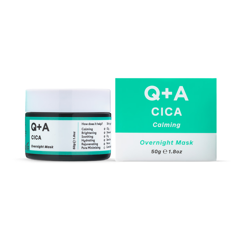 Q+A Cica Calming Overnight Mask 50ml (British brand)