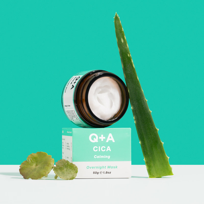 Q+A Cica Calming Overnight Mask 50ml (British brand)