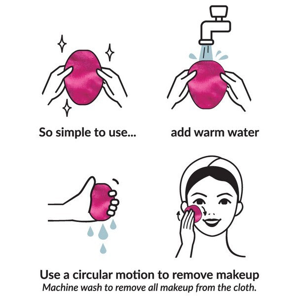 Brushworks Reusable Makeup Remover Cloth - British product