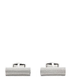 Tateossian polished cable rope cufflinks from the Marine collection (British brand)
