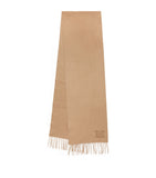 Max Mara cashmere scarf embroidered M monogram 206x28cm - British product