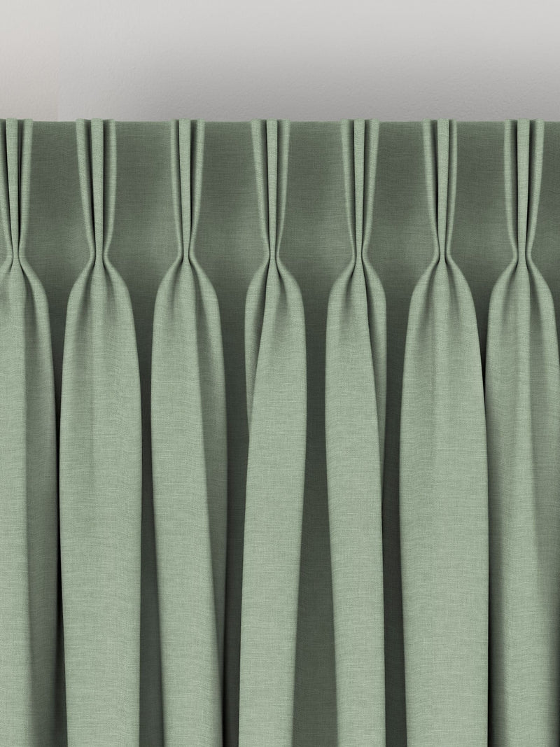Alpine Green Soho made to measure curtains (British brand)