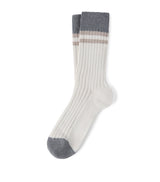 Harrods Brunello Cucinelli Cotton Stripe Socks- Buy online at McGrocer