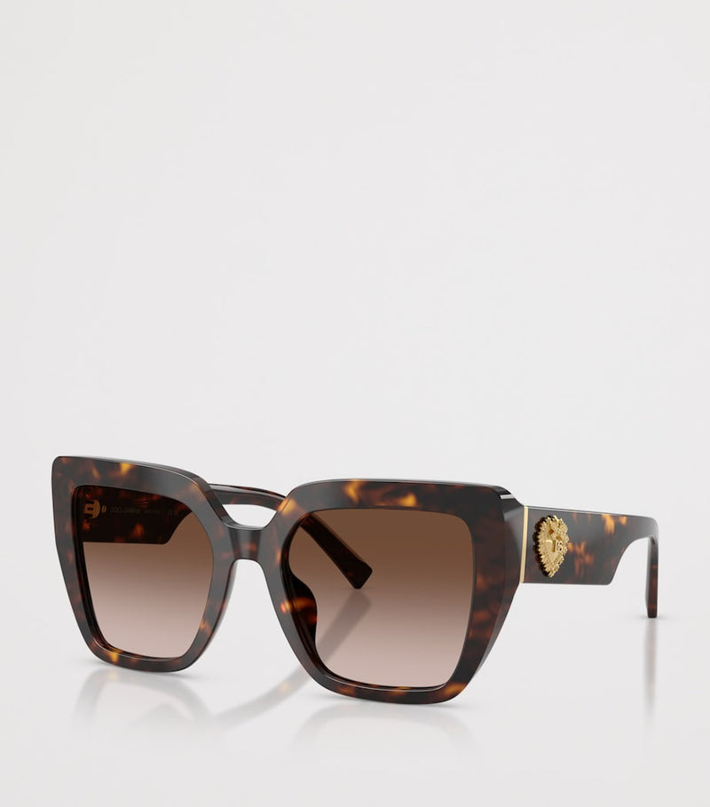 Dolce&Gabbana tortoise square cat-eye sunglasses Italian luxury - British product