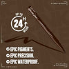 NYX Professional Makeup liquid eyeliner Milk Chocolate, UK version