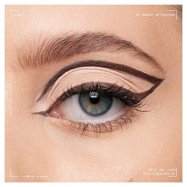 NYX Professional Makeup liquid eyeliner Milk Chocolate, UK version