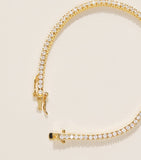 Bracelet tennis plaqué or Nialaya (marque britannique)