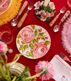 Les-Ottomans ceramic salad plate The Roses 21cm - British product