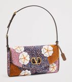 Valentino Garavani DeVain silk sequin shoulder bag - British product