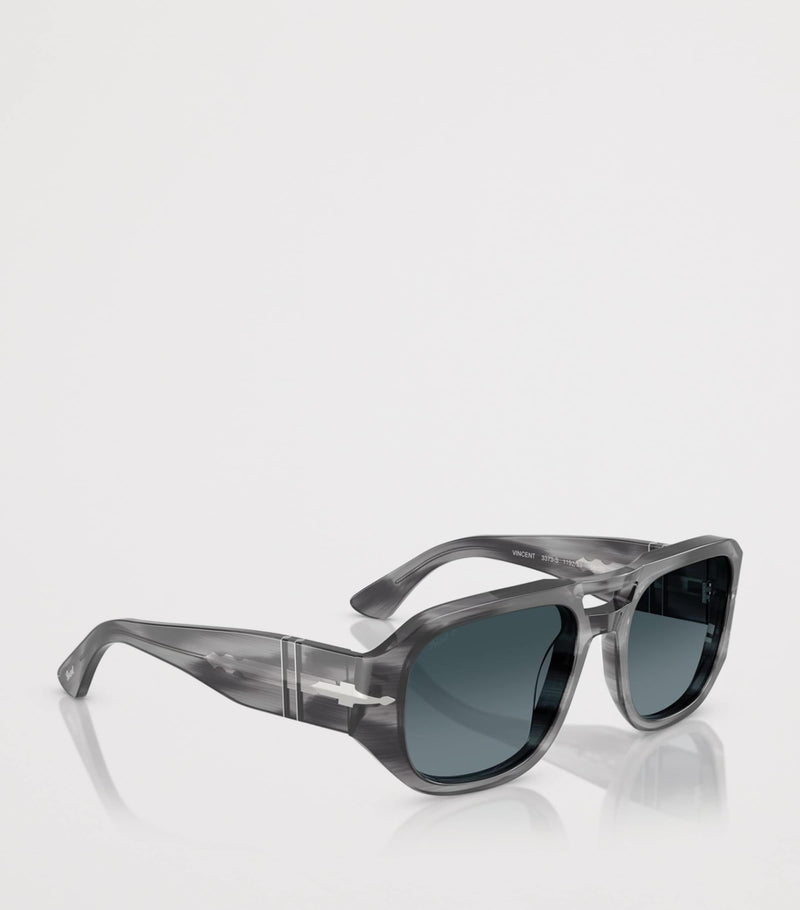 Persol Vincent Pilot acetate sunglasses, Italian design - British product