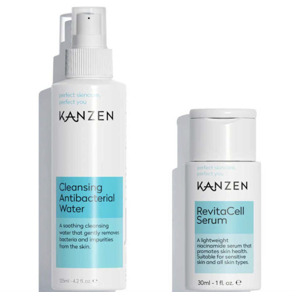 Kanzen Derma Acne Prevention Skincare Bundle, UK version