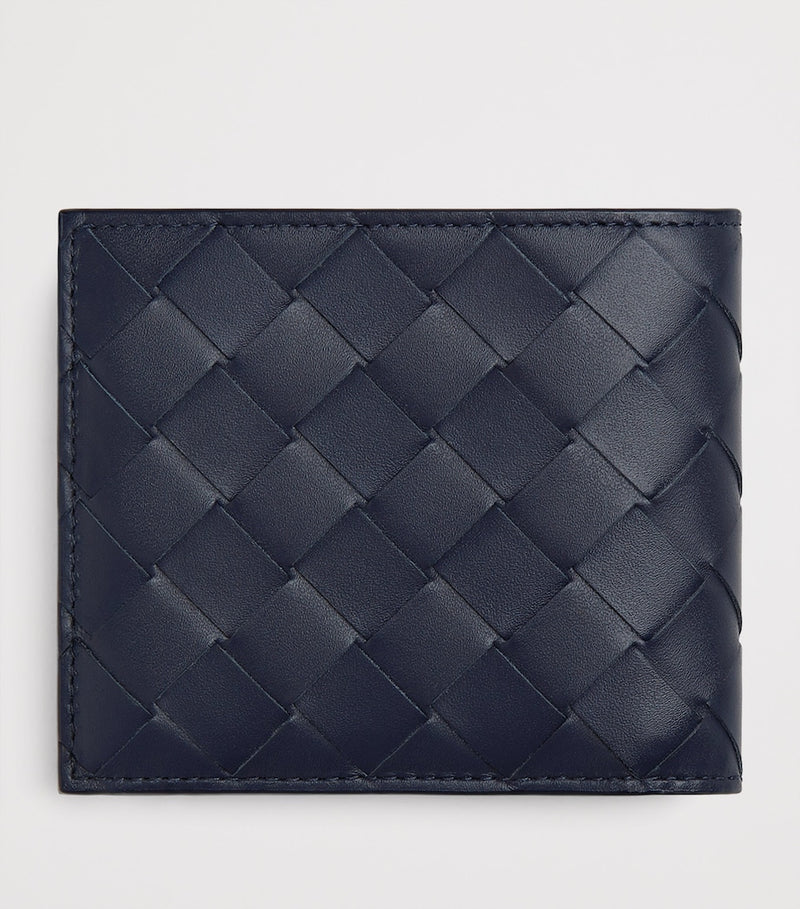 Bottega Veneta Intrecciato bifold wallet calfskin leather, imported from the UK