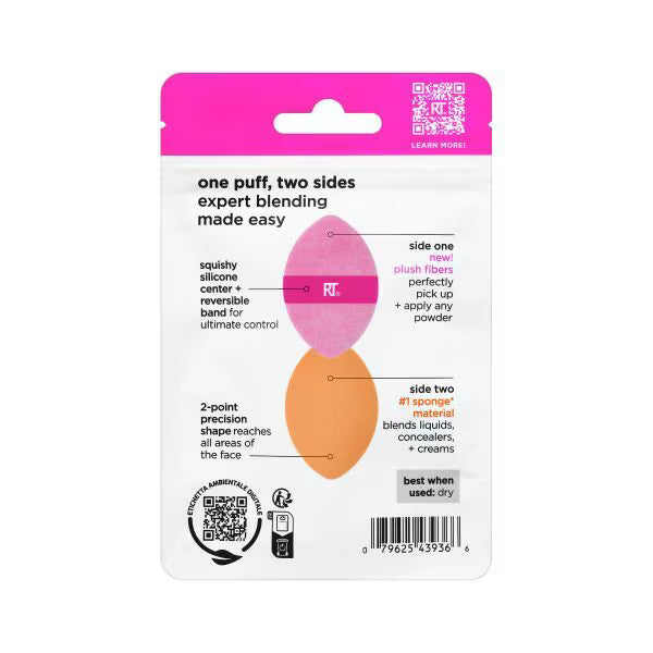 Real Techniques Miracle 2-In-1 Powder Puff, imported from the UK