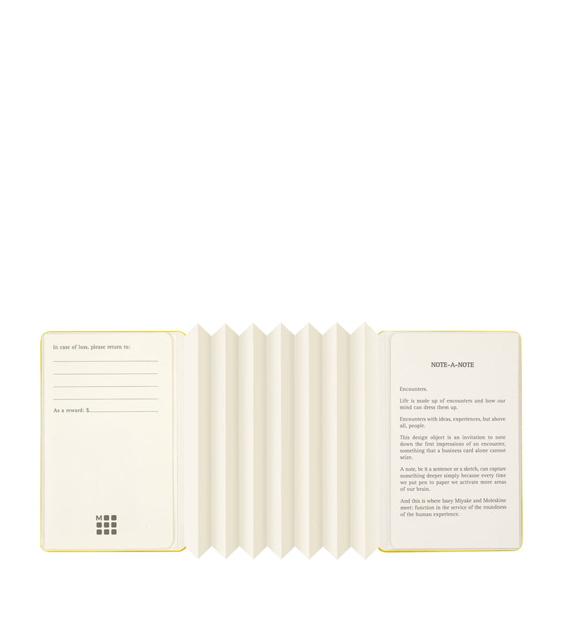 Moleskine Miyake Design Studio business card holder, imported from the UK