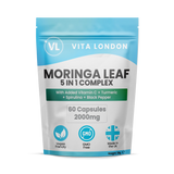 Holland & Barrett Vita London Moringa Leaf 5 in 1 Complex 2000mg 60 Capsules- Buy online at McGrocer