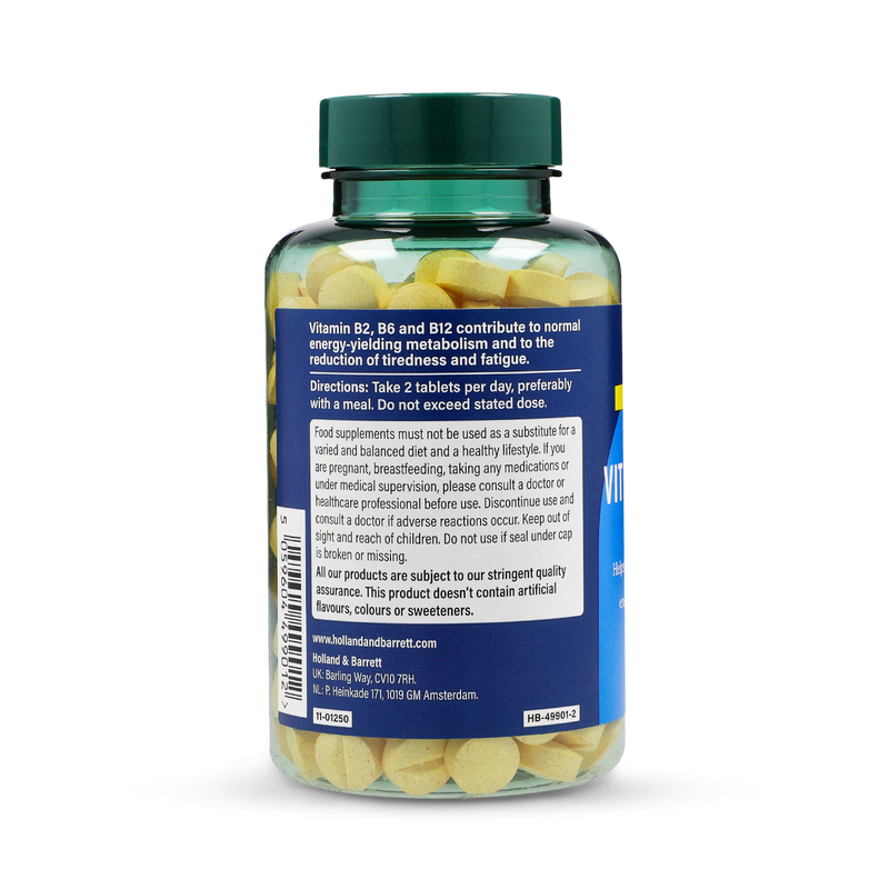 High Strength Complete Vitamin B Complex Tablets 240 Count