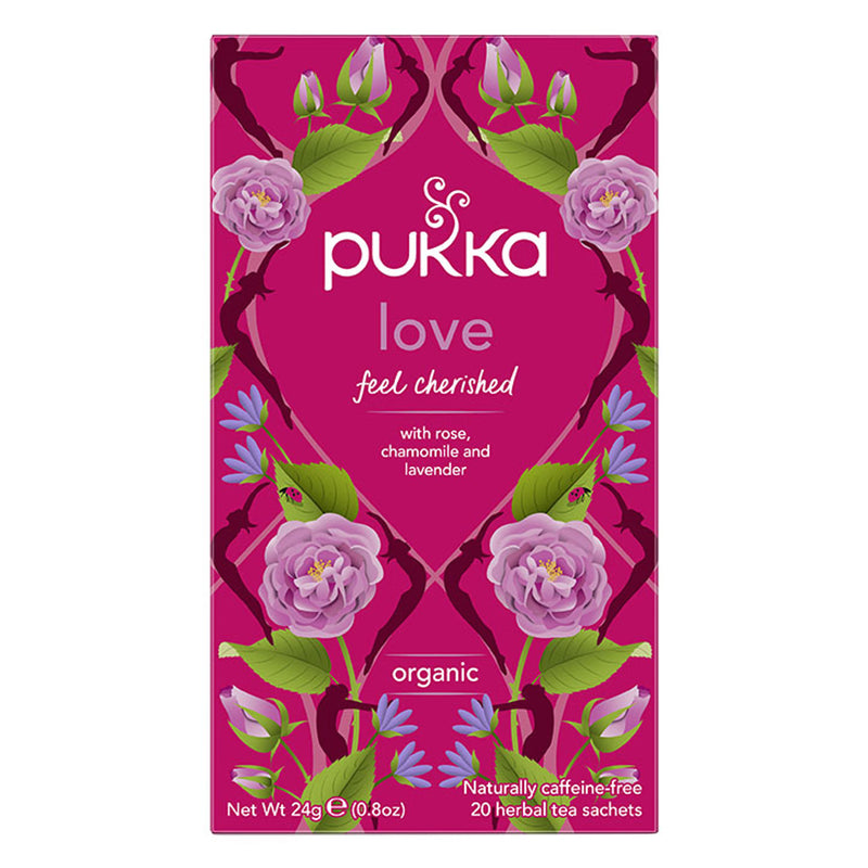 Floral Herbal Tea with Rose Lavender and Chamomile 20 Tea Bags