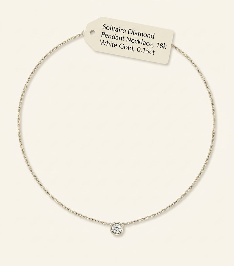 Cartier extra-small yellow gold diamond d'Amour necklace, UK version