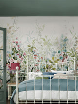 Next Laura Ashley Multi Pointon Fields 3M Floral Wallpaper Mural- Buy online at McGrocer