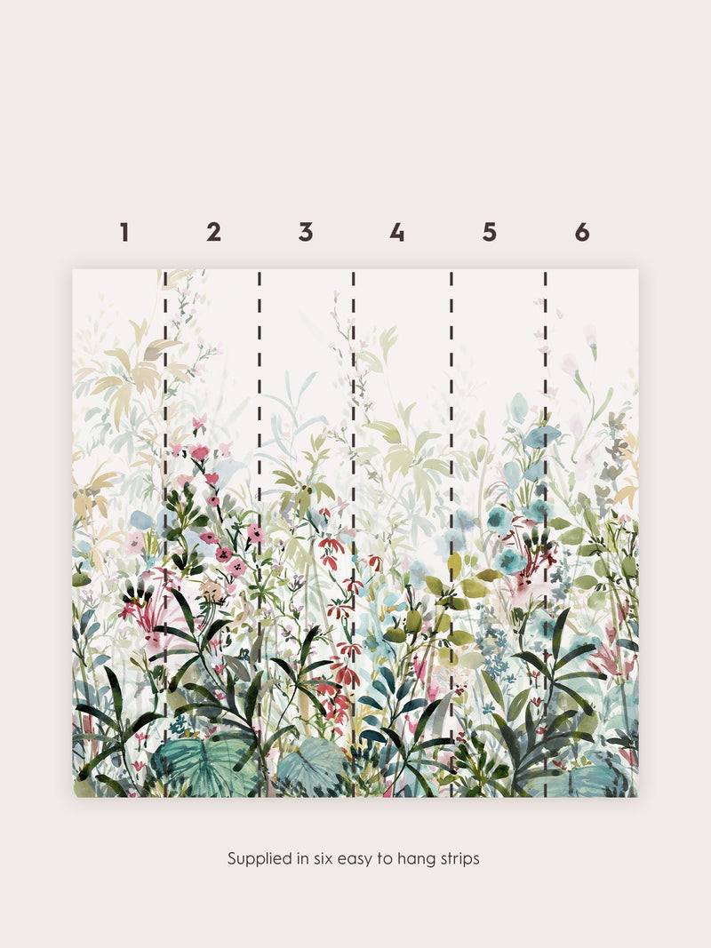 Laura Ashley Pointon Fields 3M floral mural - British product