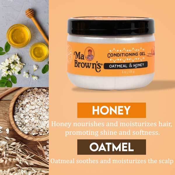 Ma Brown's Conditioning Gel Oatmeal And Honey, imported from the UK