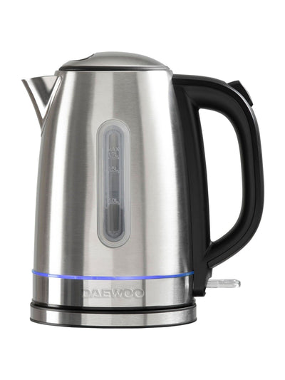 Next Daewoo Silver Edinburgh Rapid Boil Electric Kettle 1.7L- Buy online at McGrocer
