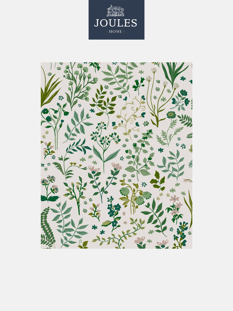 Joules cream floral wallpaper, imported from the UK