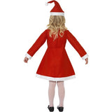Smiffys Santa Girl Costume red dress and hat, UK version