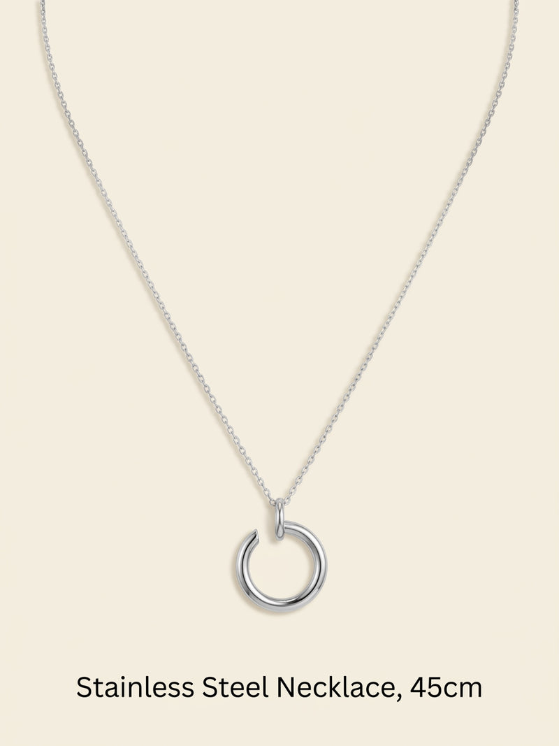 Cartier Juste un Clou pendant necklace 18ct white gold diamond, imported from the UK