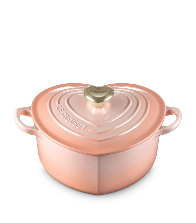 Le Creuset heart-shaped cast iron casserole dish 20cm - British product