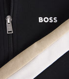 BOSS cotton stripe zip-up hoodie for kids ages 4-16 - British product