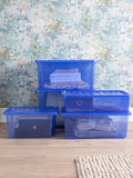 Wham Blue Crystal storage boxes 5 piece set - British product