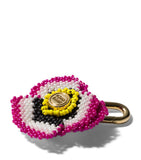 Miu Miu beaded flower keyring 4.5cm x 3cm, imported from the UK