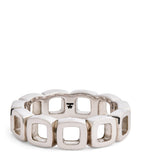 Tom Wood cushion open ring recycled sterling silver, imported from the UK