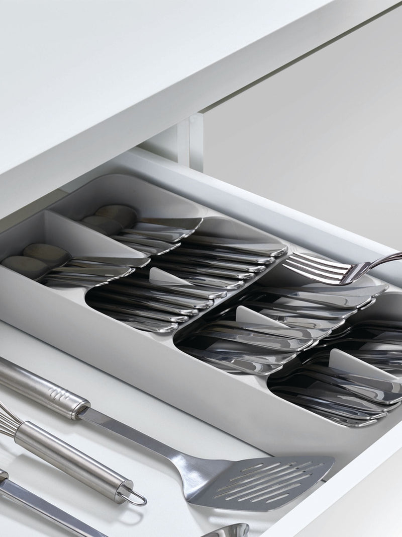 Joseph Joseph Grey DrawerStore Large Compact Cutlery Organiser, UK version
