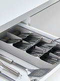 Joseph Joseph Grey DrawerStore Large Compact Cutlery Organiser, UK version
