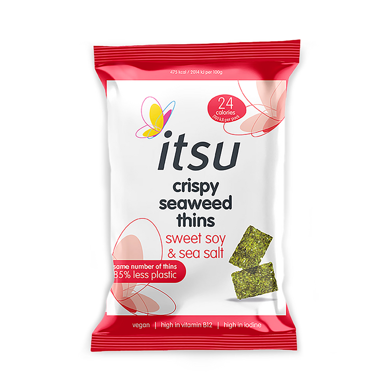 Itsu Sweet Soy Sea Salt Crispy Seaweed Thins 5g