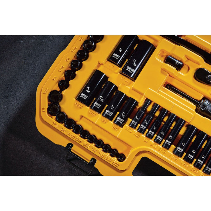 DEWALT mechanics tool set 184pc, UK version