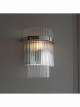 Next Gallery Home Bright Nickel Marston Wall Light- Buy online at McGrocer