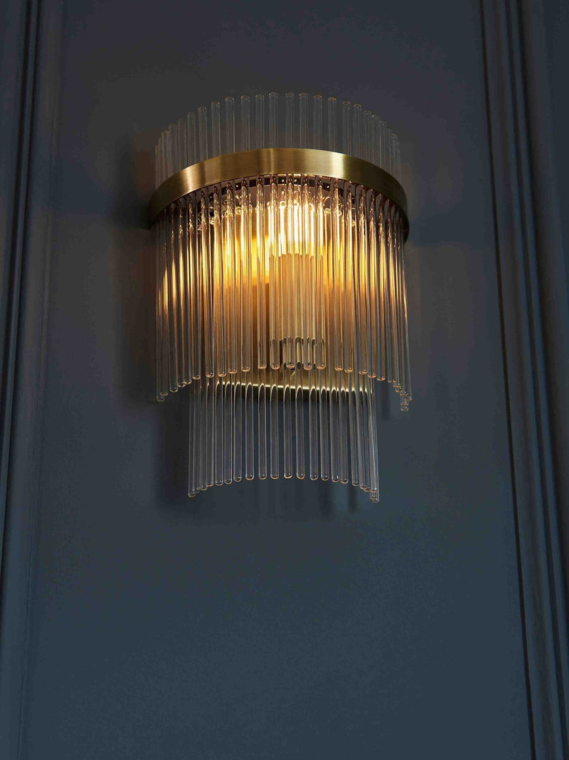 Gallery Home Marston wall light antique brass imported from the UK