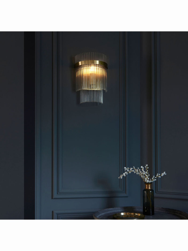 Gallery Home Marston wall light antique brass imported from the UK