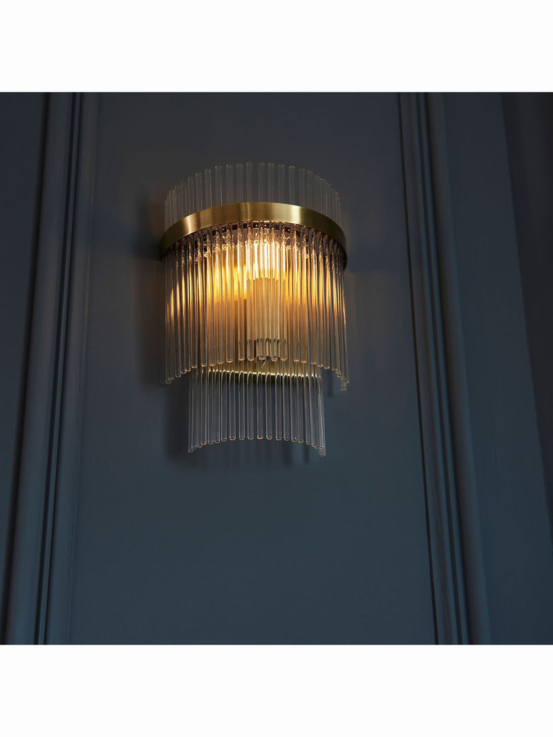 Gallery Home Marston wall light antique brass imported from the UK