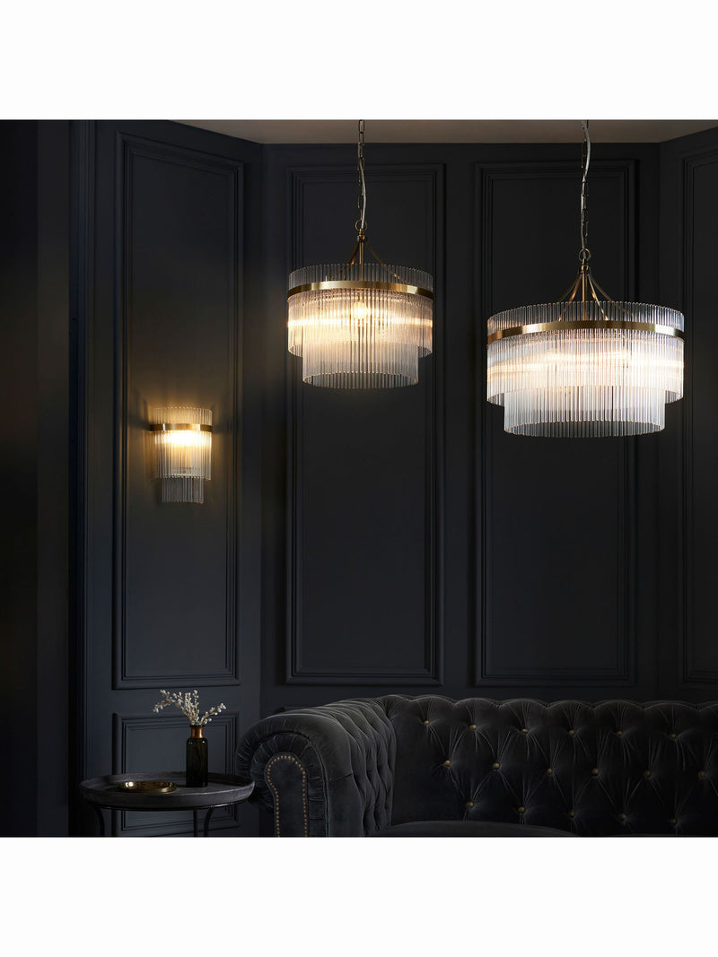 Gallery Home Marston wall light antique brass imported from the UK