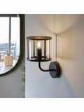 Gallery Home Vernon black wall light 25cm (British brand)