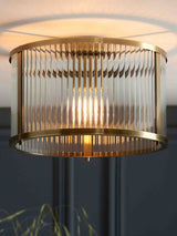 Next Gallery Home Antique Brass Ridgeway Ceiling Light- Buy online at McGrocer